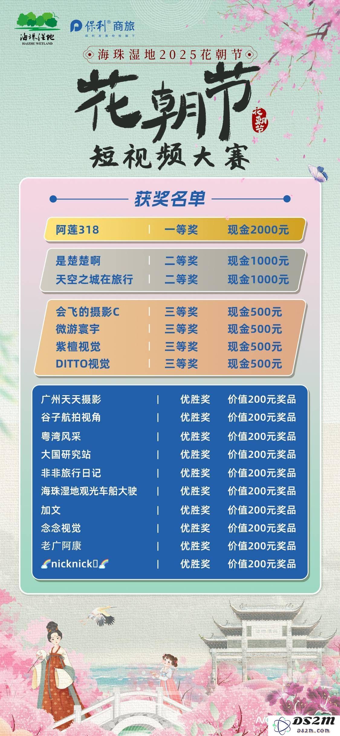 海珠湿地花朝节短视频大赛圆满落幕，获奖作品精彩瞬间全记录