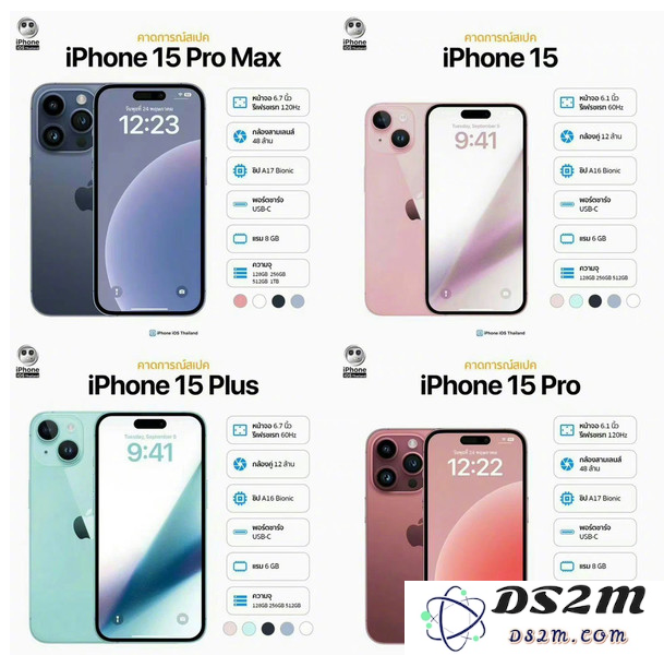 iPhone 15价格、颜色、发布日期大汇总