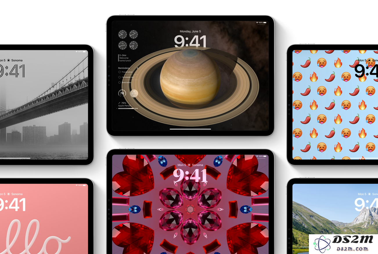 苹果 iPadOS 17 引入全新个性化锁定屏幕功能，带来多项令人惊喜的新变化