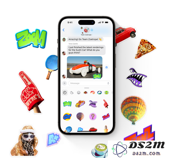 苹果 iOS 17 中的贴纸功能是什么，如何使用？
