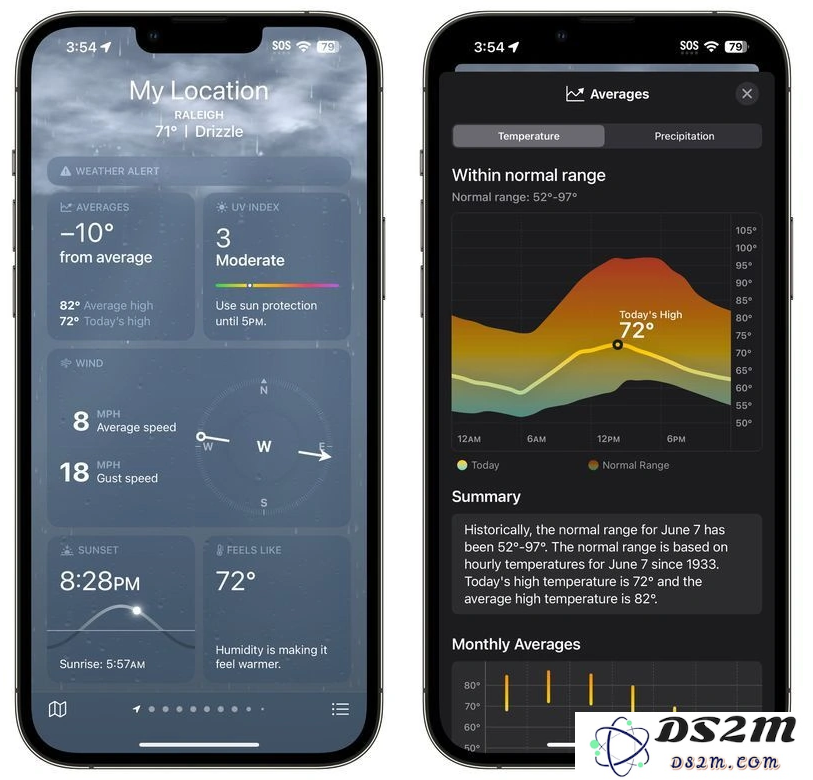 苹果 iOS 17 天气应用都有哪些改进？