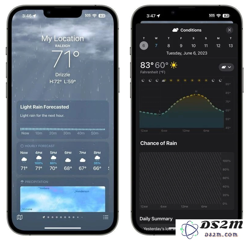 苹果 iOS 17 天气应用都有哪些改进？