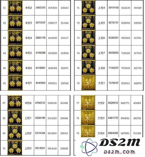 CF2024军衔标识详解：军衔等级与经验值对应关系完整解析