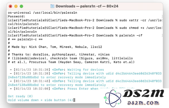 如何使用palera1n越狱？palera1n越狱 iOS 15.0 - 16.3.1教程
