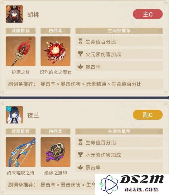 原神胡桃深渊配队