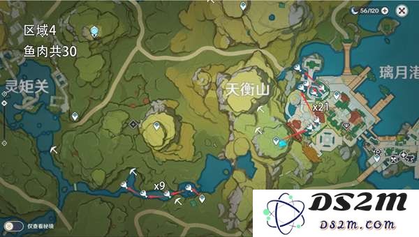 原神螃蟹地图位置