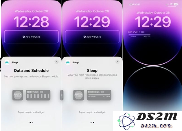 iOS 16.2 Beta版本推出锁屏睡眠小组件，详解如何添加该锁屏睡眠小组件的方法