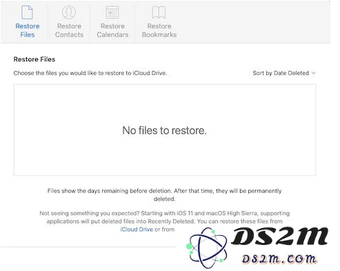 iPhone / iPad 通过 iCloud恢复已删除的文件操作方法