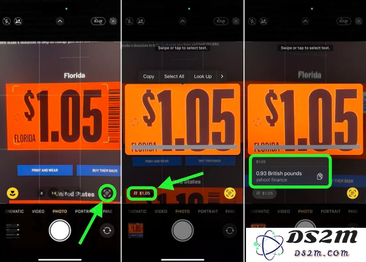 iOS 16 新发现：如何利用 iPhone 相机的实时文本功能轻松实现货币汇率自动换算