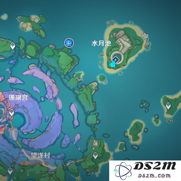 原神水月池秘境勾玉