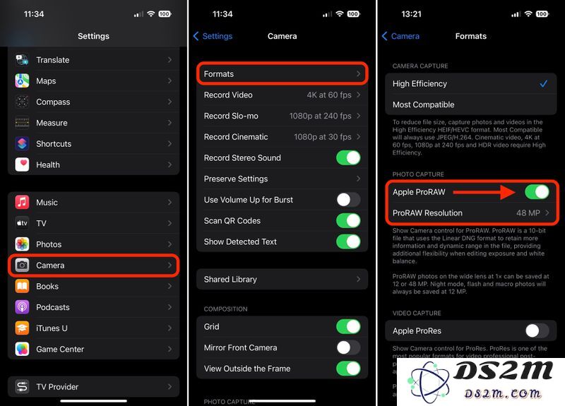 如何在 iPhone 14 Pro 系列机型中拍摄 4800 万像素的照片？