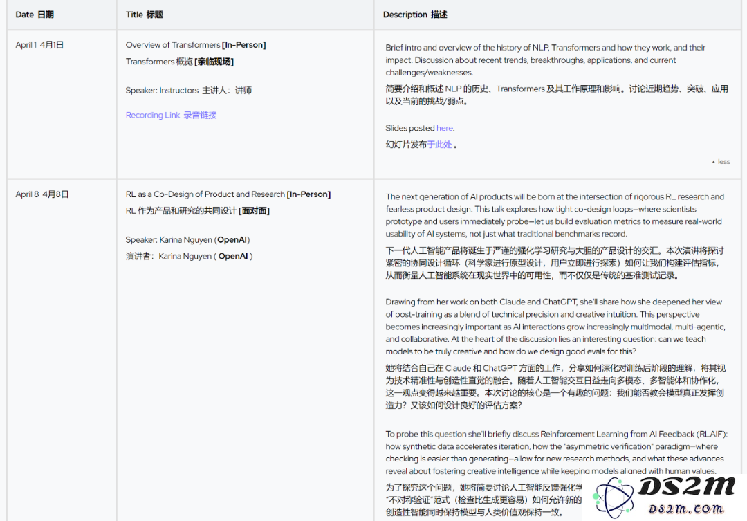 OpenAI、谷歌等一线大模型科学家公开课，斯坦福CS 25春季上新！