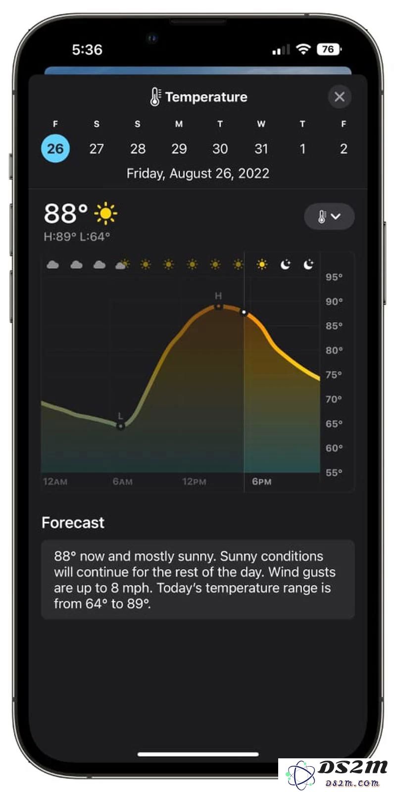 iOS 16的天气应用有哪些新功能？