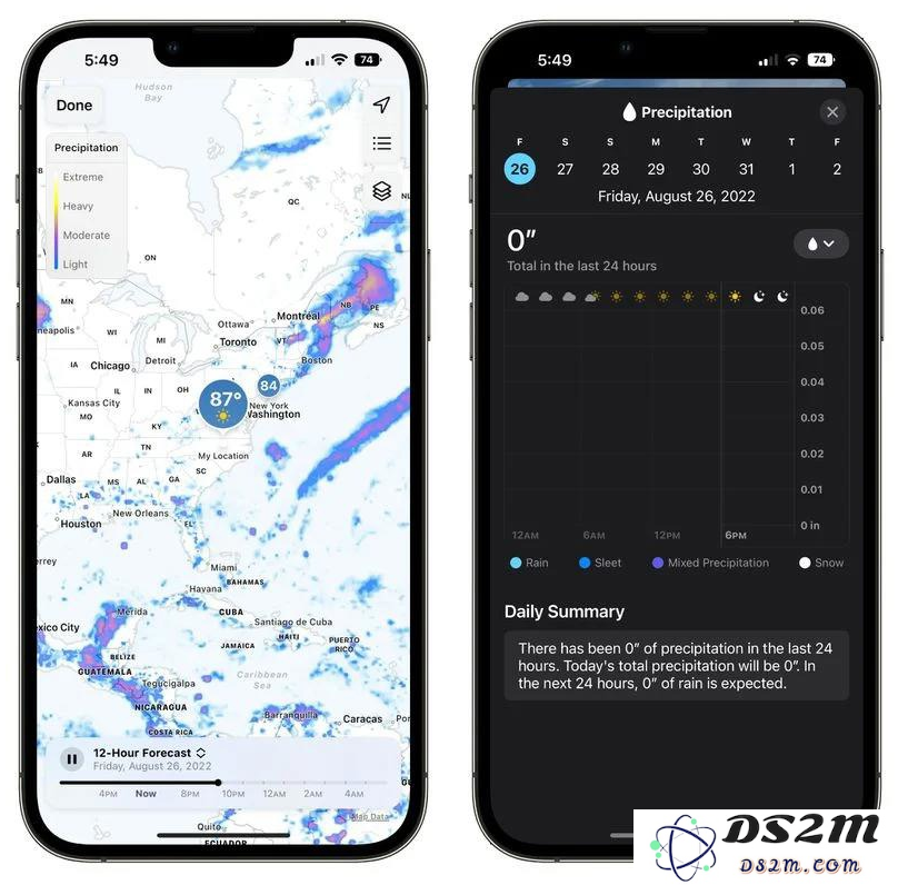 iOS 16的天气应用有哪些新功能？