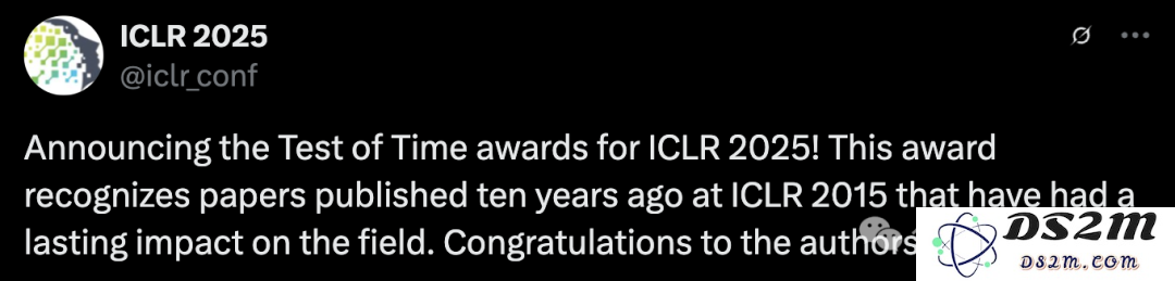 刚刚，ICLR 2025时间检验奖授予Adam之父，同时Bengio凭借其「注意力机制」获得亚军荣耀