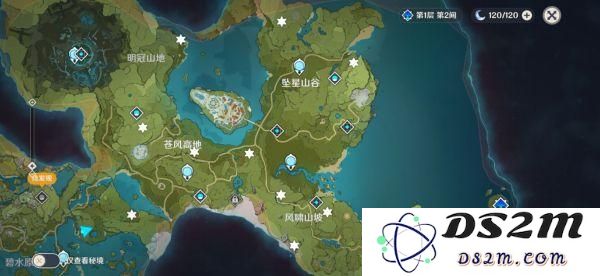 原神蒙德地灵龛位置最后一个找不到