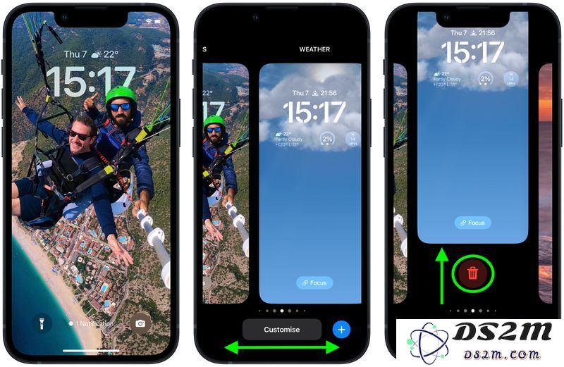iOS 16：简单步骤教你如何快速清理不需要的锁屏壁纸，让你的设备更加整洁