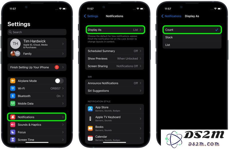 iOS 16：支持更改 iPhone 锁定屏幕上的通知显示