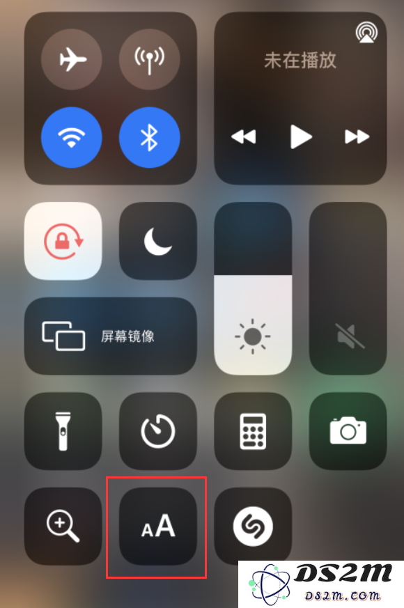 小技巧：在 iPhone 控制中心快速调节字体大小