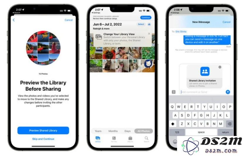 升级iOS16 Beta 3后如何设置iCloud 共享照片库？