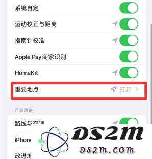iPhone如何打开重要地点摘要？