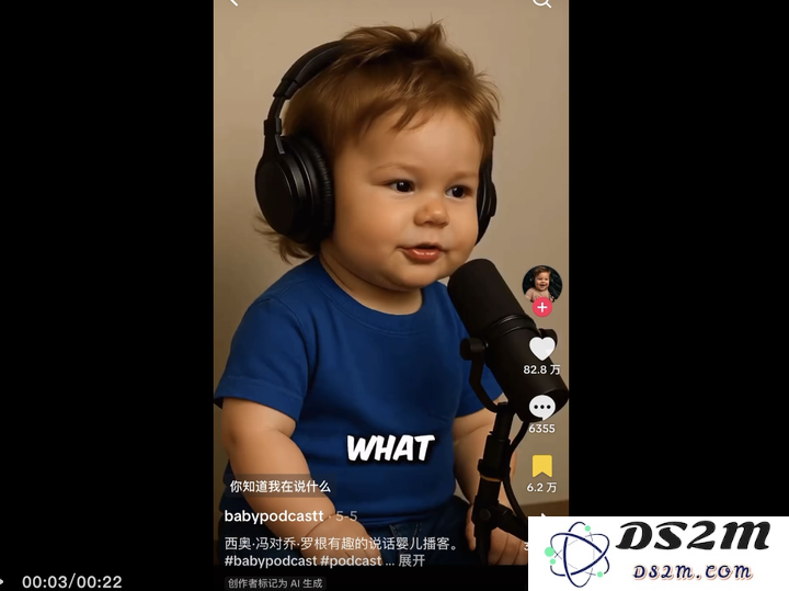 现象级刷屏！AI宝宝播客视频火爆TikTok，背后“推手”Hedra获3200万美金融资