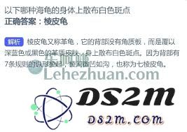 哪一种海龟的体表会出现白色斑点特点及其生态习性分析