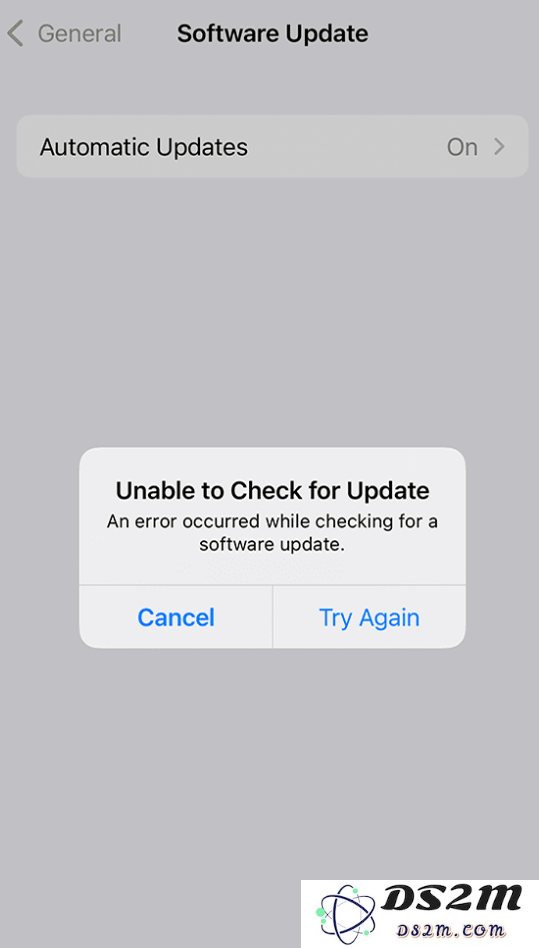 iPhone 提示“软件更新失败”，下载时出错怎么办？