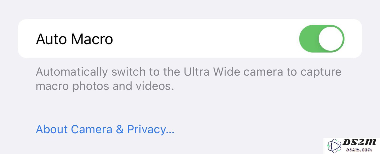 iOS 15.1 新功能汇总：支持 ProRes 格式、新增微距模式开关