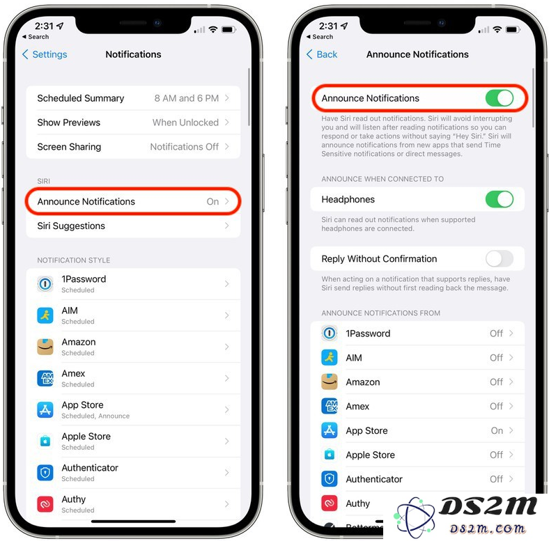 如何在 iOS 15 中设置 Siri 播报应用通知以便及时获取重要信息