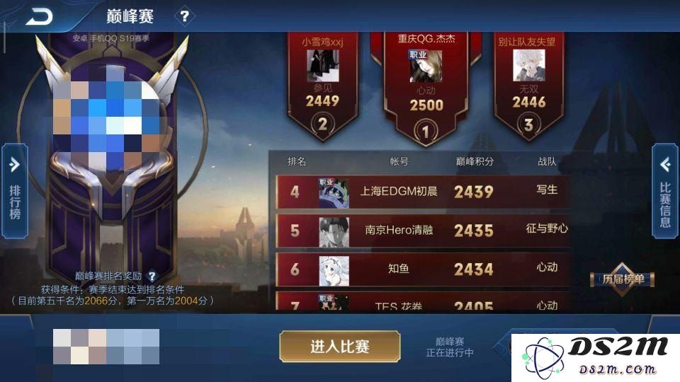 英雄联盟大师段位占比