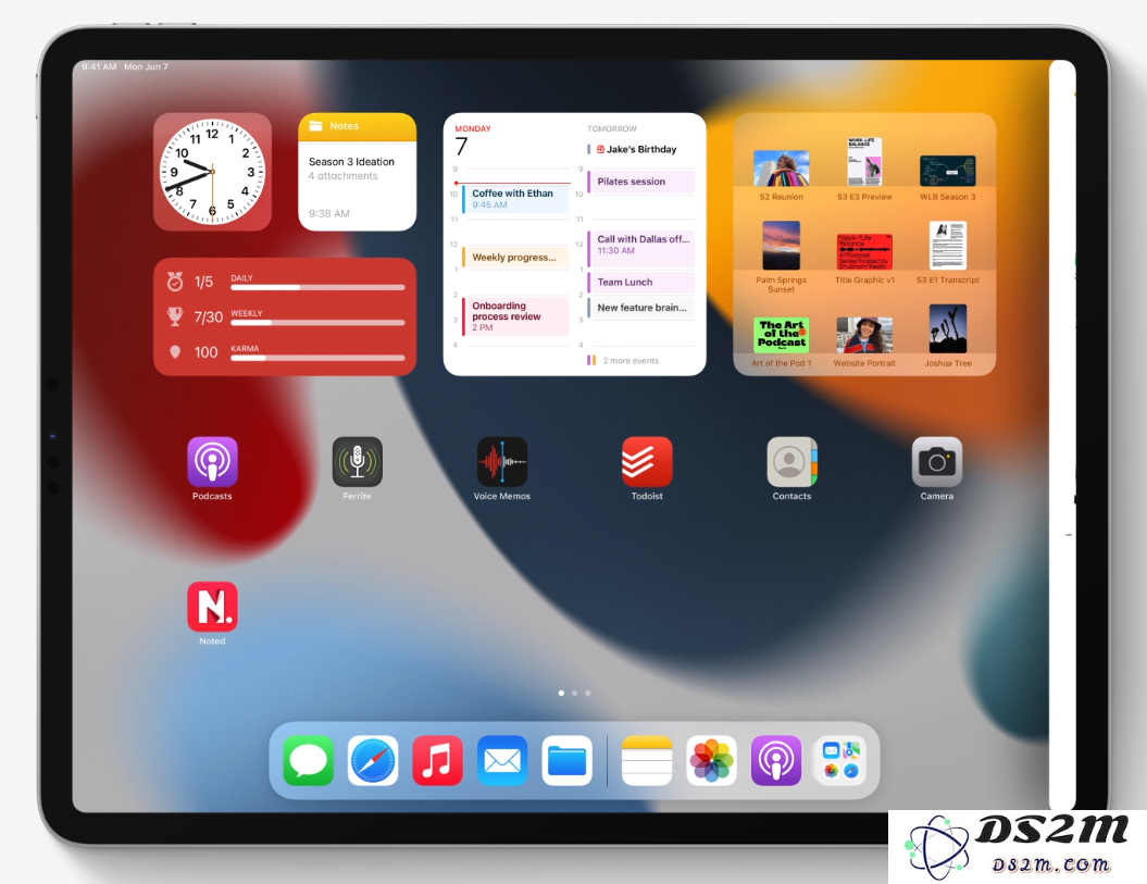 如何在 iPadOS 15 中使用分屏功能？