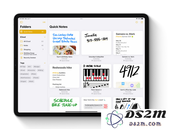 iPadOS 15 实用功能：在任意界面中调用“快速备忘录”