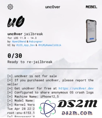 unc0ver 6.0发布：支持iOS 14.3全设备越狱，附越狱教程