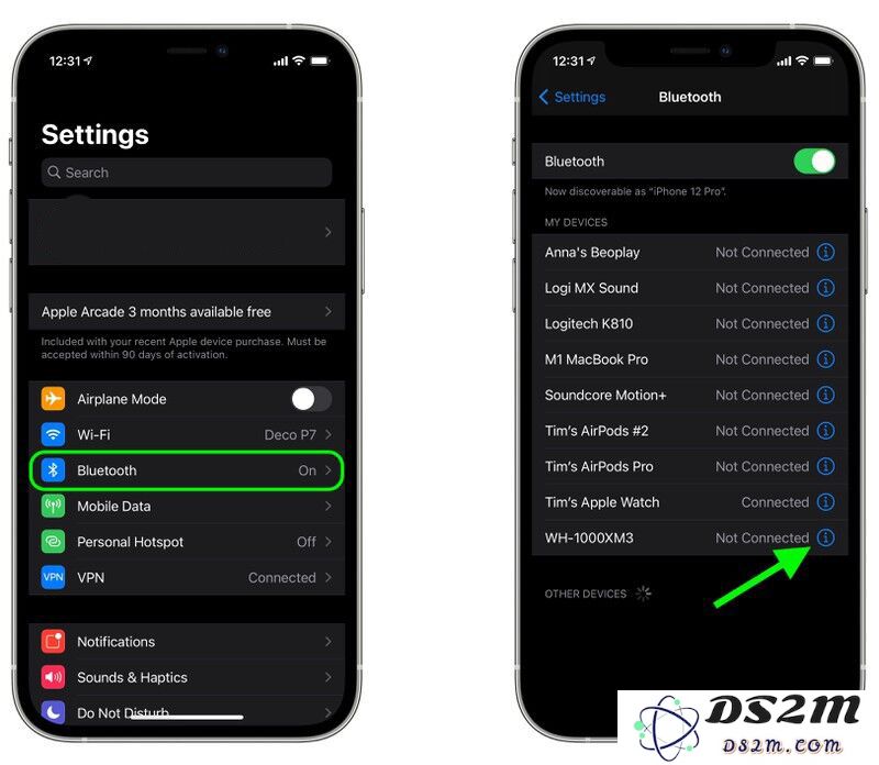 iOS 14.4 新功能：按设备类型在 iPhone 上标注蓝牙配件