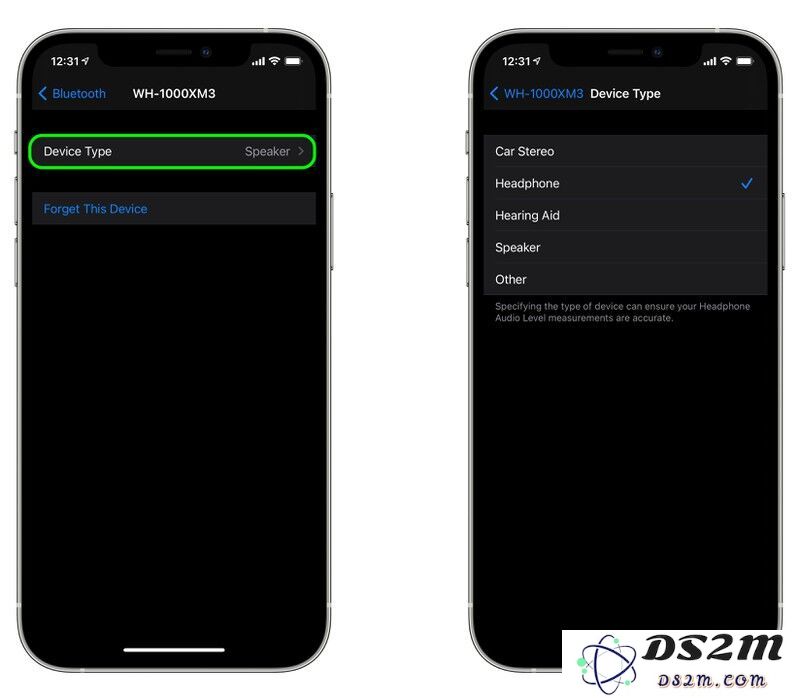 iOS 14.4 新功能：按设备类型在 iPhone 上标注蓝牙配件