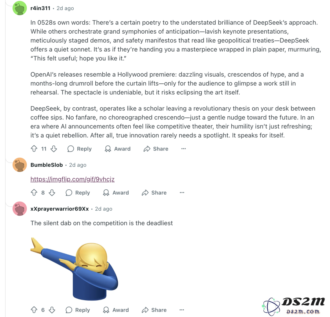 玩完 DeepSeek R1 新版，外国网友又「蚌埠住了」？