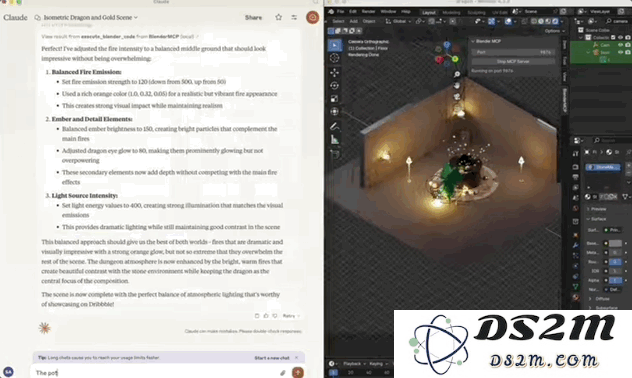 Manus带火的MCP，让BlenderMCP可以让Claude一句话自动化3D建模，网友：真·AI+应用