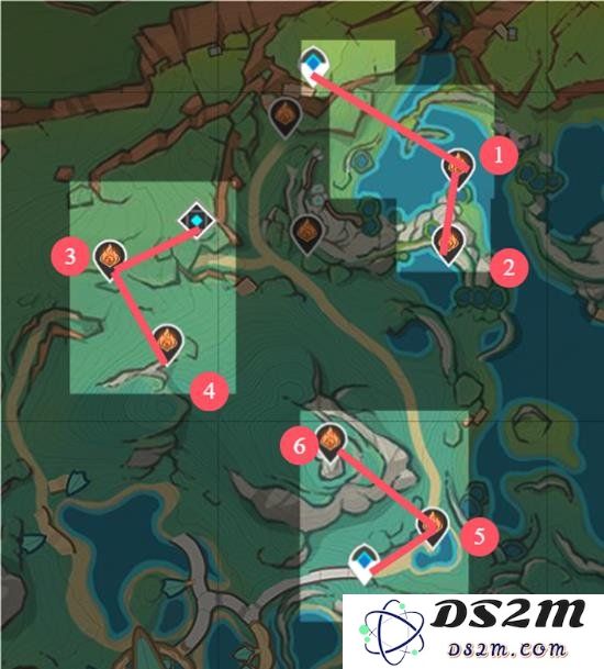 原神纳塔火神瞳搜集攻略和路线分享 第八期：带你探索火神瞳的神秘之旅！