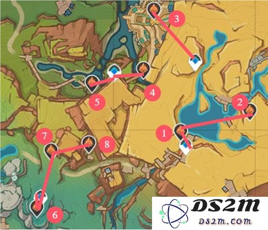 原神纳塔火神瞳搜集攻略和路线分享 第七期：探索神秘国度的乐趣！收集火神瞳的一次奇妙之旅