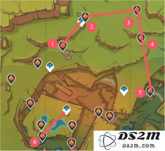 原神纳塔火神瞳搜集攻略和路线分享 第二期：热血冒险，开启你的神瞳猎手之旅！