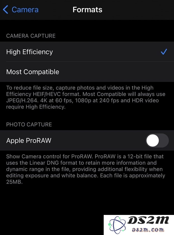 如何为 iPhone 12 Pro/Max 启用 ProRAW 照片格式？