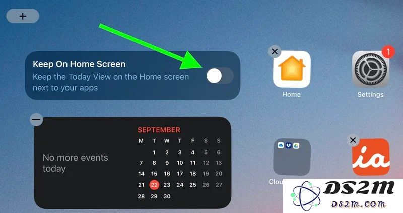 如何在iPad 的主屏幕上显示「小组件」？