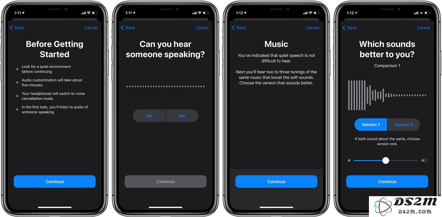 iOS 14 中，如何通过 “耳机调节”调整适宜音色？