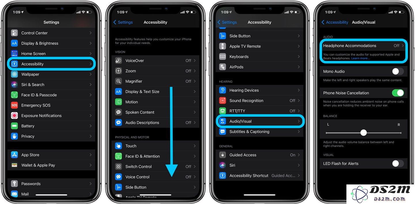 在 iOS 14 中，怎样利用“耳机调节”功能来调整音色至最佳效果？