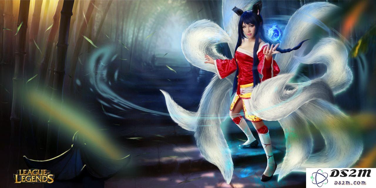 英雄联盟kda九尾妖狐cosplay