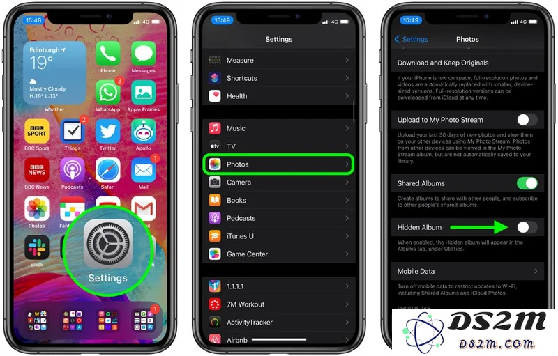 iOS 14 教程：如何隐藏和显示「照片」中的隐藏相册？