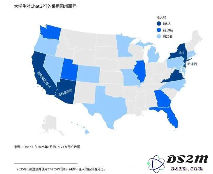 AI 教育的分野：ChatGPT 风靡美国高校，DeepSeek 称霸国内