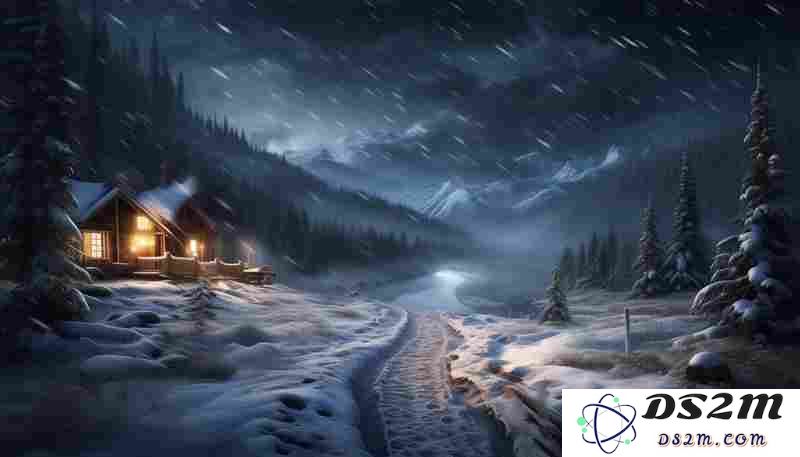 寒冷漫长夜晚中的宁静河谷暴风雪避难路线详细规划与指导