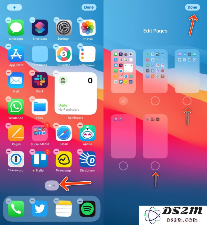 iOS 14 上「删除」特定主屏幕方法教程